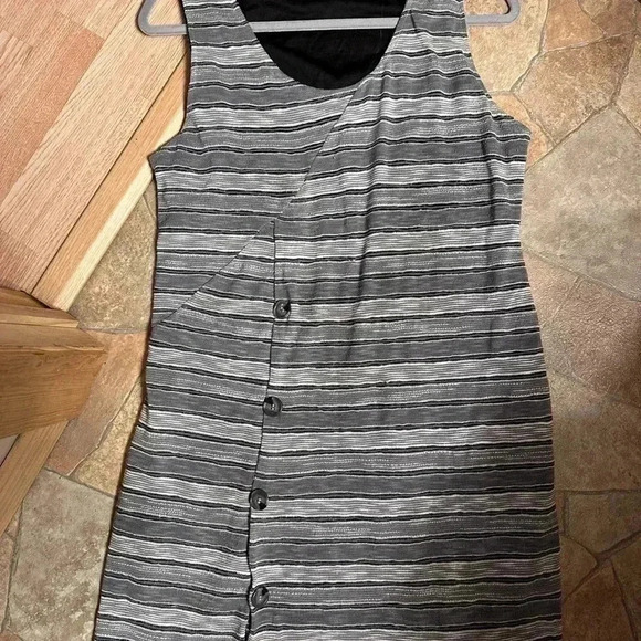 Marsha Button Up Tank‎ Summer Dress Grey Size XL - Picture 4 of 10